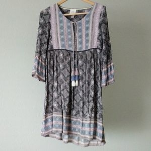 Bohemian shift dress
